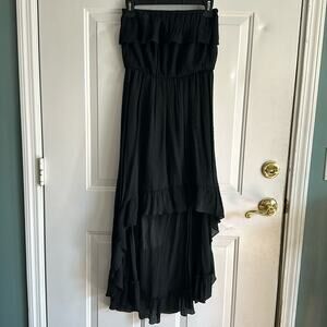 Annabelle Women’s Black‎ Strapless High Low Dress Small